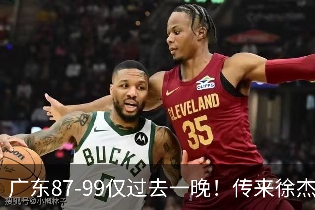 广东87-99仅过去一晚！传来徐杰、亚帅的重要消息，杨鸣说得很实在